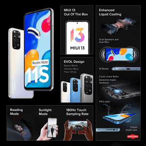 REDMI Note 11S |128 GB/6 GB RAM | POLAR WHITE
