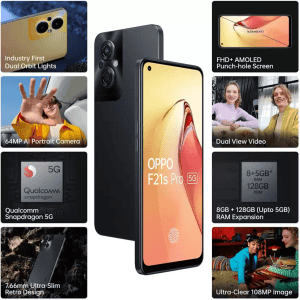 OPPO F21s Pro 5G | 8 GB | 128 GB | Starlight Black