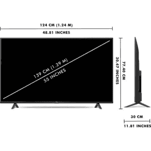 TCL P616 | 139 cm (55 inch) | Ultra HD (4K) LED Smart Android TV