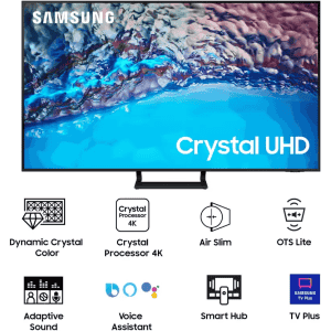 SAMSUNG | UA43BU8570ULXL |  108 cm (43 Inch) | Ultra HD (4K) LED Smart Tizen TV