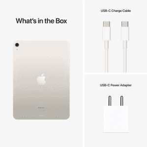APPLE iPad Air | 5th gen | 64 GB ROM | 27.69 cm (10.9 inch) | Wi-Fi Only | Star Light | MM9F3HN/A