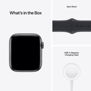 Apple Watch SE | 44 mm | Aluminium Case with Midnight Sport Band GPS | Space Grey