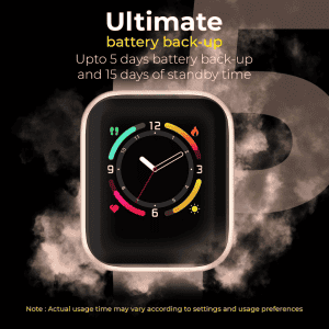 Fire-Boltt Ninja | BSW007 | Smartwatch | Beige