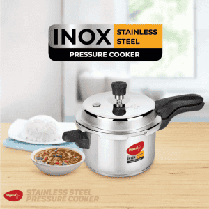 Pigeon Inox Stainless Steel Induction Bottom Pressure Cooker | 3 L