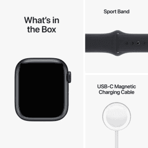 Apple Watch |MNP53HN/A |Series 8 |  41mm | GPS | Midnight Strap