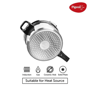 Pigeon Inox | 3 L | Induction Bottom Pressure Cooker | Stainless Steel