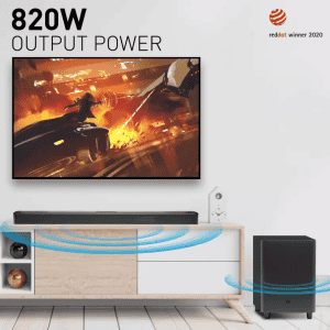 JBL Bar 9.1 | Dolby Atmos With Wireless | Bluetooth Soundbar | Black