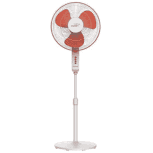 V-Guard Finesta STS Plus | 3 Blade Pedestal cum Table Fan | 2020 400 mm  | 3 Blade Pedestal Fan | White Red