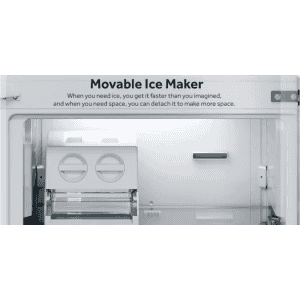 Haier  Refrigerator | HRB-3664PKG-E  | 346 L | Frost Free Double Door Bottom Mount 3 Star Refrigerator | BLACK GLASS