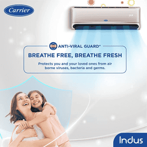 Carrier | CXI-R32 | 1.5 Ton | 3 Star | Hybridjet Inverter Split AC |  | Beige