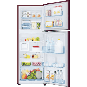 SAMSUNG Refrigerator | RT28B3522RZ/HL | 244 L  | Frost Free Double Door | 2 Star Refrigerator | Midnight Blossom Red