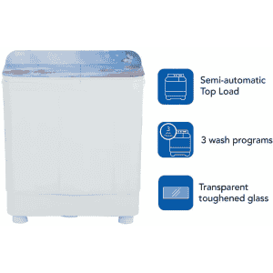 Haier Washing Machine | HTW95-178 | 9.5 kg | Semi Automatic Top Load | Multicolor