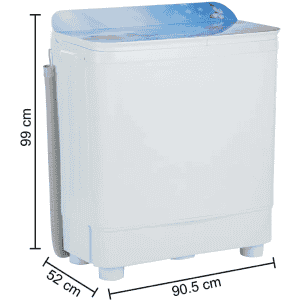 Haier Washing Machine | HTW95-178 | 9.5 kg | Semi Automatic Top Load | Multicolor