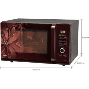 LG Micro Oven | MC3286BRUM | 32 L | Convection Microwave Oven| Black