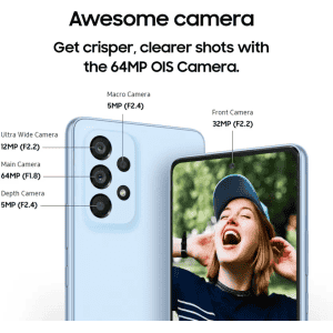 SAMSUNG Galaxy A53 5G |256 GB/8 GB RAM | Awesome Peach