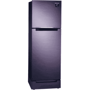 SAMSUNG Refrigerator | RT28T3122UT/HL | 253 L | Frost Free Double Door 2 Star Refrigerator with Base Drawer | Pebble Blue