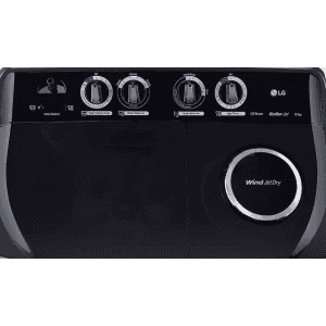 LG Washing Machine| P8535SKMZ | 8.5 kg | Semi Automatic Top Load | Black