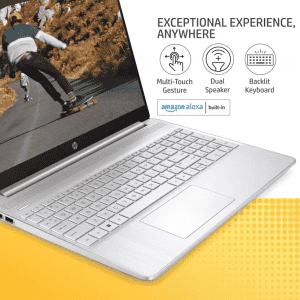 HP 15s |15S-FQ5112TU | Intel Core i5  | 12th Gen | 16 GB/512 GB SSD/Windows 11 Home | Thin and Light Laptop | Jet Black