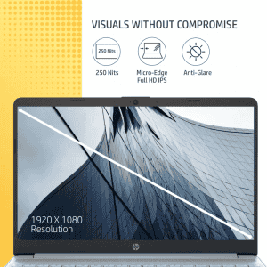HP 15s |15S-FQ5112TU | Intel Core i5  | 12th Gen | 16 GB/512 GB SSD/Windows 11 Home | Thin and Light Laptop | Jet Black