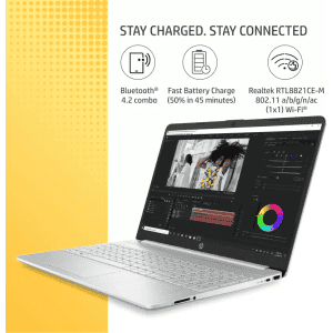 HP 15s |15S-FQ5112TU | Intel Core i5  | 12th Gen | 16 GB/512 GB SSD/Windows 11 Home | Thin and Light Laptop | Jet Black