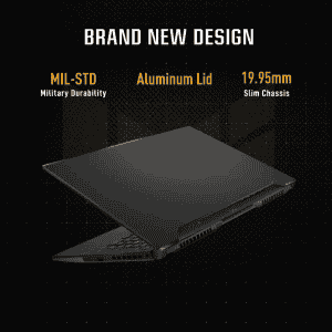 ASUS TUF Dash | F15 Core i7 | 12th Gen | 16 GB/1 TB SSD/Windows 11 Home/4 GB Graphics/NVIDIA GeForce RTX 3050/144 Hz | FX517ZC-HN108WS | Gaming Laptop | Off Black