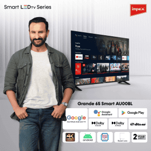 IMPEX GRANDE Smart LED TV | 163 Cm (65 Inches) | AU00BL