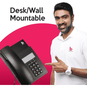 Beetel B80 Corded Landline Phone | Black