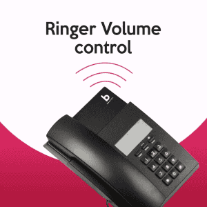 Beetel B80 Corded Landline Phone | Black