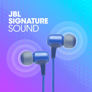 JBL Live 100BT | Bluetooth Headset | In the Ear | Blue