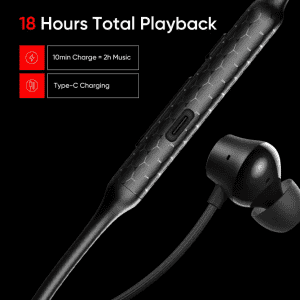DIZO Wireless Power with ENC | In the Ear | Bluetooth Headset | Classic Black