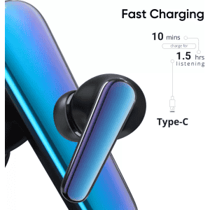 DIZO TechLife Buds Z | True Wireless | Bluetooth Headset | Onyx