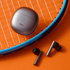 DIZO TechLife GoPods | True Wireles | Active Noise Cancellation | Bluetooth Headset | Smoky Grey