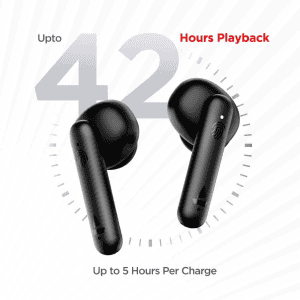 boAt Airdopes 148 RTL | True Wireless Earbuds with IPX4 Water Resistant| 8mm Drivers | Active Black