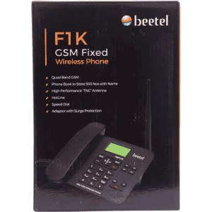 Beetel Landline Phone  | F1K GSM | FIXED WIRELESS PHONE Corded | Black