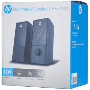 HP DHS - 2101 | 12 W  | Laptop/Desktop Speaker | Black