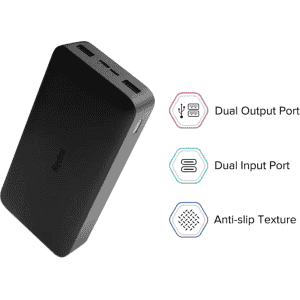 Redmi Power Bank | 20000 mAh  | 18 W | Fast Charging | Black | PB200LZM