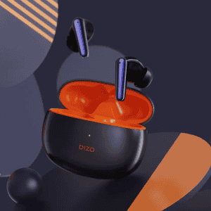 DIZO Buds Z Pro | True Wireless | Active Noise Cancellation | Bluetooth Headset | Orange, Black