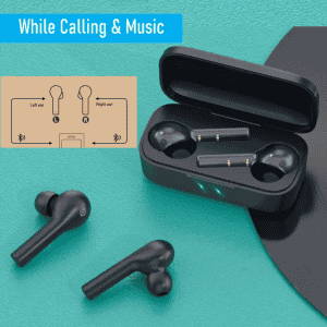 Harmonics Twins II | Portronics POR-1050  | True Wireless | Bluetooth Headset | Black