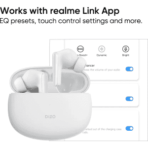 DIZO TechLife Buds Z | True Wireless | Bluetooth Headset | Pearl