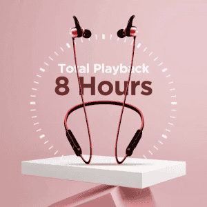 boAt Rockerz 255F | Bluetooth Headset | Raging Red