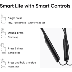 DIZO Wireless Bluetooth Headset | In the Ear | Classic Black