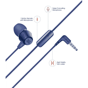 JBL Wired Headset | T50HI | In the Ear | Blue