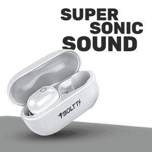 Fire-Boltt Buds BE1400 | Truly Wireless Bluetooth in Ear Earphone with Mic | White