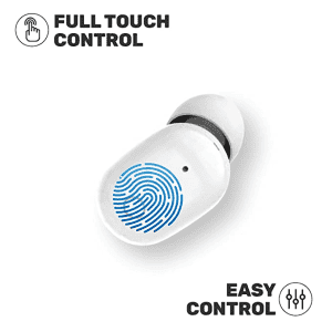 Fire-Boltt Buds BE1400 | Truly Wireless Bluetooth in Ear Earphone with Mic | White