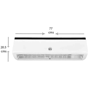 BPL 1 Ton 3 Star Inverter Split AC | BS-V123SX20 | White