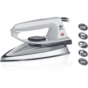 Bajaj Light Weight Dry Iron | 600-Watt | DX 2