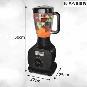 Faber FMG Candy 1000 Mixer Grinder |  3J+1PC   BK | Black