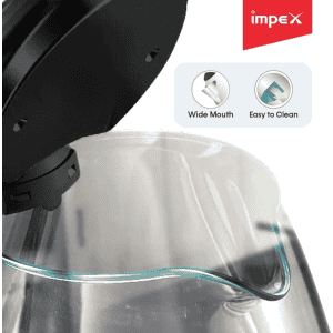 IMPEX STEAMER GK18 Electric Kettle | 1.8 L | Silver And Black