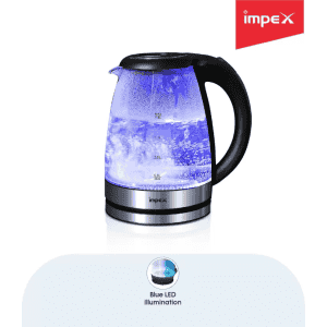 IMPEX STEAMER GK18 Electric Kettle | 1.8 L | Silver And Black