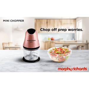 Morphy Richards Mini Electric Chopper | Rose Gold